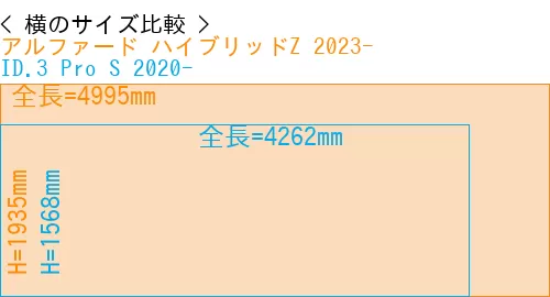 #アルファード ハイブリッドZ 2023- + ID.3 Pro S 2020-